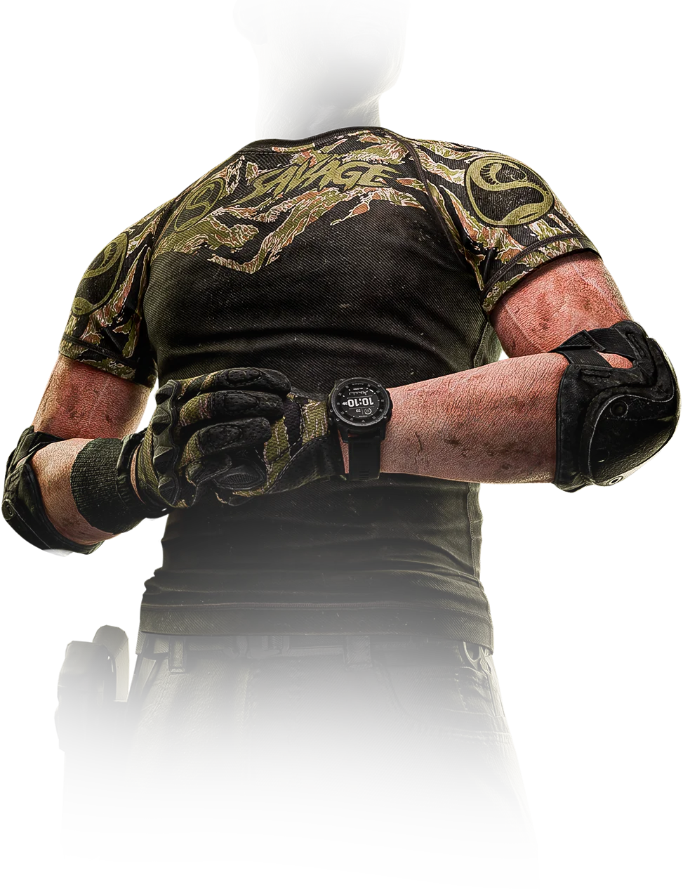 Rash Guard (Tiger Stripe)