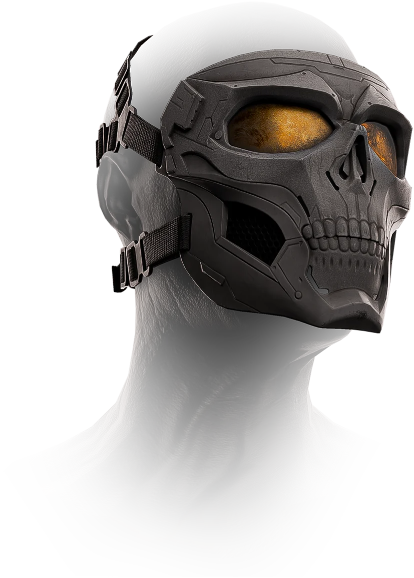 Death Shadow lightweight armored mask (Gray)