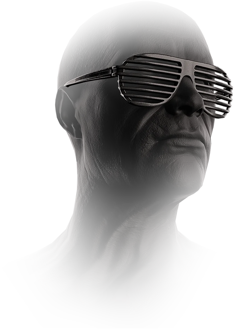 Shutter glasses (Black)