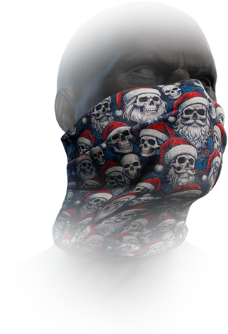 Lower half-mask (Skull Santa)
