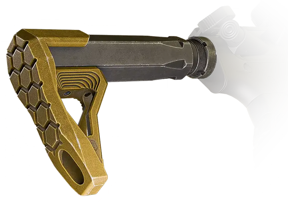 AR-15 Phase5 Universal Mini Stock (Yellow)